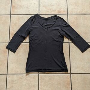 Lululemon 3/4 Sleeve Raw hem